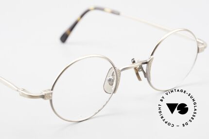 Freudenhaus Tori Kleine Runde Designer Brille, KEINE Retromode, ein kostbares 90er Jahre Original!, Passend für Herren und Damen