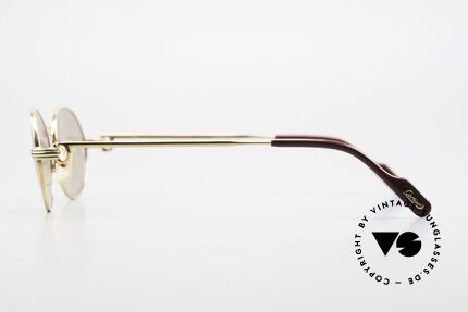 Cartier Saint Honore - S Kleine Ovale Sonnenbrille 90er, KEIN Retro; ein 20 Jahre altes Original + Cartier Etui, Passend für Herren und Damen