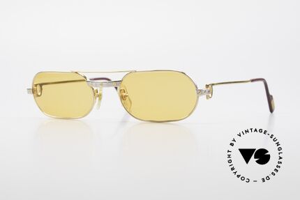 Cartier MUST Santos - S Elton John Sonnenbrille 80er Details