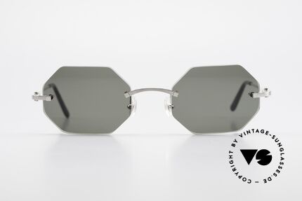 Cartier C-Decor Octag Achteckige Luxus Sonnenbrille, Modell aus der C-Dekor Reihe mit 'OCTAG' Gläsern, Passend für Herren