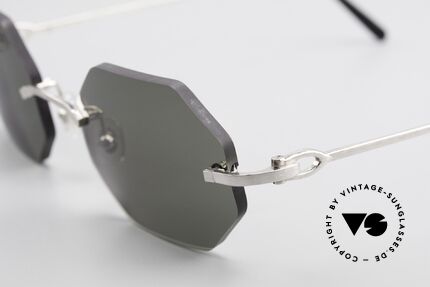 Cartier C-Decor Octag Achteckige Luxus Sonnenbrille, 2.hand in neuwertigem Zustand + orig. Cartier Etui, Passend für Herren