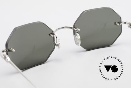 Cartier C-Decor Octag Achteckige Luxus Sonnenbrille, Customized = ein Einzelstück von unserem Optiker!, Passend für Herren