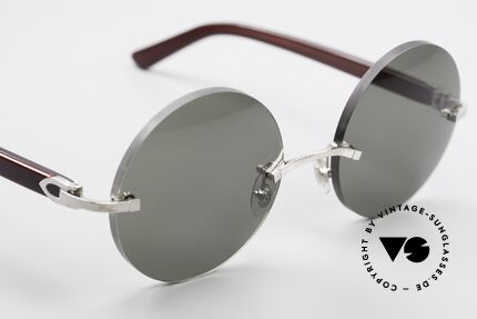 Cartier C-Decor Madison Kleine Runde Sonnenbrille, 2.hand Modell in neuwertigem Zustand + GUCCI Etui, Passend für Herren und Damen