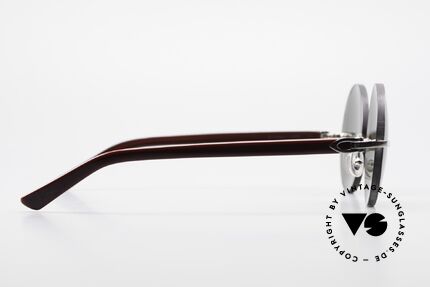 Cartier C-Decor Madison Kleine Runde Sonnenbrille, Customized = ein Einzelstück von unserem Optiker!, Passend für Herren und Damen