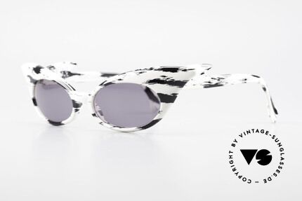 Alain Mikli D309 / 2105 Limited Edition 101 Dalmatiner, vintage Sonnenbrille für alle Film- u. Hundeliebhaber, Passend für Damen
