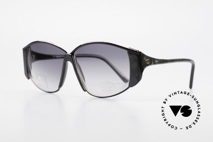 Gucci 2308 80er Damen Vintage XL Brille, sehr eigenständiges Rahmendesign in Top-Qualität, Passend für Damen