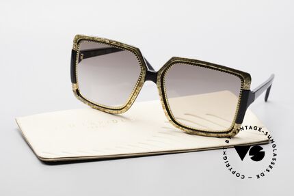 Ted Lapidus 1503 XXL 70er Sonnenbrille Damen, Größe: medium, Passend für Damen