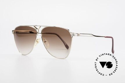Yves Saint Laurent 8808 80er YSL Aviator Sonnenbrille, Luxus-Alternative zur klassischen Piloten-Brille, Passend für Herren