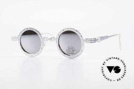 Koure Icon 2266 Verspiegelte Steampunk Brille, vintage KOURE Sonnenbrille von 1994, Steampunk Stil, Passend für Herren und Damen