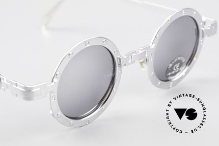 Koure Icon 2266 Verspiegelte Steampunk Brille, Spitzenqualität aller Komponenten; verspiegelte Gläser!, Passend für Herren und Damen