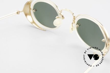 DOX 01 MGP Vergoldete Industrial Brille, Größe: medium, Passend für Herren und Damen