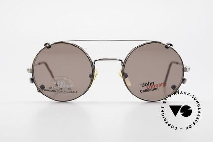 John Lennon - You Are Here Runde Brille Mit Sonnenclip, Modelle benannt nach J. LENNON Songs oder Texten, Passend für Herren und Damen