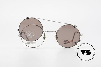 John Lennon - You Are Here Runde Brille Mit Sonnenclip, Größe: small, Passend für Herren und Damen