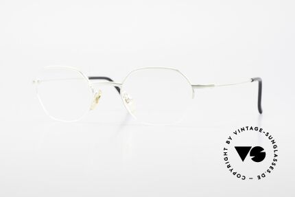 W Proksch's M62/24 90er Avantgarde Halb Randlos, Proksch's vintage Titanium-Brillenfassung von 1996, Passend für Herren und Damen