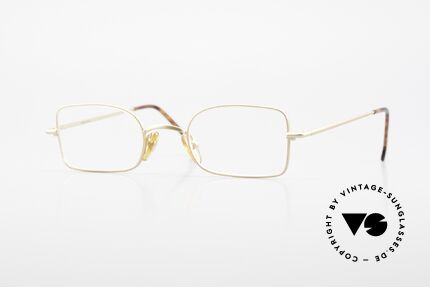 W Proksch's M19/9 Orig 90er Avantgarde Fassung, vergoldete Proksch's vintage Brillenfassung von 1992, Passend für Herren und Damen