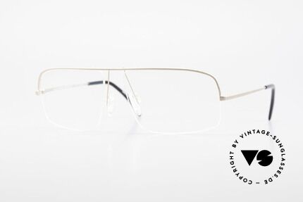 Wolfgang Proksch WP0103 New Tear Drop Titanfassung, Wolfgang Proksch vintage Brillenfassung von 1999, Passend für Herren