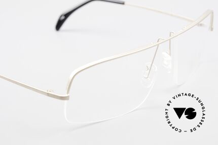 Wolfgang Proksch WP0103 New Tear Drop Titanfassung, KEINE RETRObrille; ein circa 20 Jahre altes Unikat!, Passend für Herren