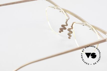 Theo Belgium Tita III 9 Crazy Vintage Brille XL 90er, die orig. Demo-Gläser können beliebig ersetzt werden, Passend für Herren und Damen