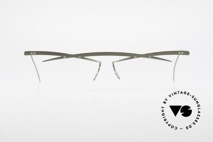 Theo Belgium Tita III 7 Crazy XL Vintage Brille 90er, in 1989 gegründet als 'ANTI MAINSTREAM' Brillenmode, Passend für Herren und Damen