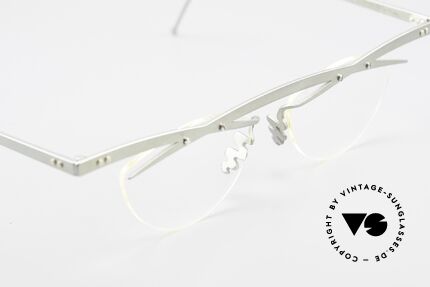Theo Belgium Tita III 7 Crazy XL Vintage Brille 90er, ungetragenes Theo-Original und KEINE RETROBRILLE!, Passend für Herren und Damen