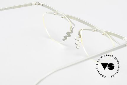 Theo Belgium Tita III 7 Crazy XL Vintage Brille 90er, die orig. Demo-Gläser können beliebig ersetzt werden, Passend für Herren und Damen