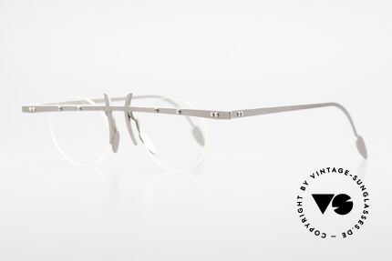 Theo Belgium Tita VI 3 Crazy Brille 90er Titanium, TITA-Serie = large Titanium Modelle von THEO der 90er, Passend für Herren und Damen