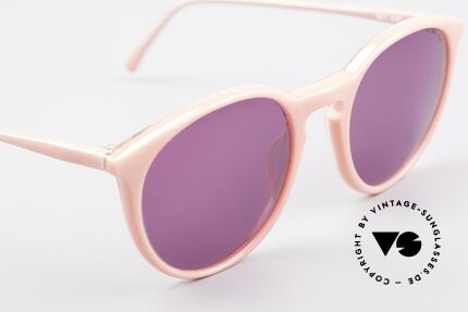 Alain Mikli 901 / 081 Panto Sonnenbrille Lila Pink, ungetragen (wie alle unsere 1980er vintage Brillen), Passend für Damen