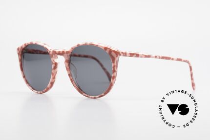 Alain Mikli 901 / 172 Panto Brille Rot Pink Marmor, grandioses Rahmenmuster: weinrot/pink marmoriert, Passend für Damen