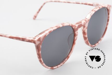Alain Mikli 901 / 172 Panto Brille Rot Pink Marmor, ungetragen (wie alle unsere 1980er vintage Brillen), Passend für Damen