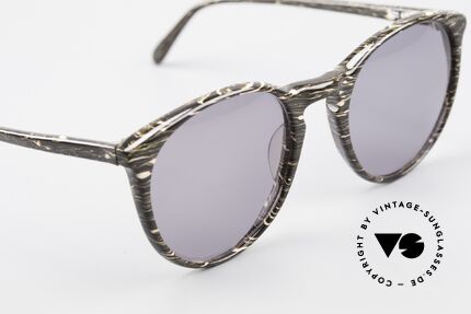Alain Mikli 901 / 429 Panto Brille Braun Marmoriert, ungetragen (wie alle unsere 1980er vintage Brillen), Passend für Herren und Damen