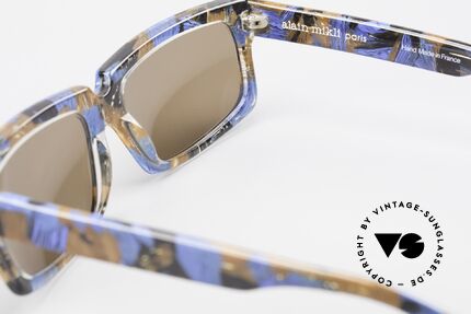 Alain Mikli 706 / 395 XL 80er Designer Sonnenbrille, Sonnengläser (100% UV) können ggf. ersetzt werden, Passend für Herren
