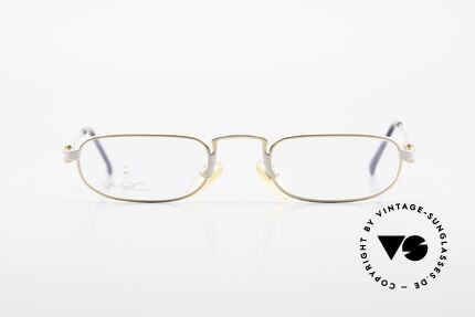 Bugatti EB606 Vintage Luxus Lesebrille 90er, zeitlose Lese-Form in bicolor (gold / titanium), Passend für Herren