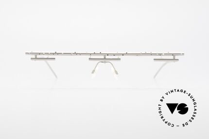 B. Angeletti Gazelle Vintage Architekten Brille, extrem seltene "Architekten" Designer-Fassung von 1992, Passend für Herren und Damen