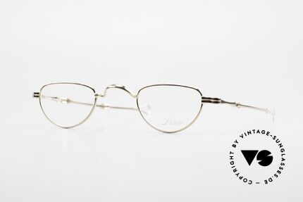 Lunor I 06 Telescopic Ausziehbare Brille Vergoldet, LUNOR = französisch für "Lunette d’Or" (Goldbrille), Passend für Herren und Damen