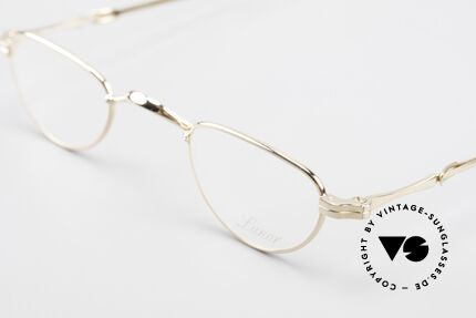 Lunor I 06 Telescopic Ausziehbare Brille Vergoldet, zudem echte / fühlbare "made in Germany" Qualität, Passend für Herren und Damen