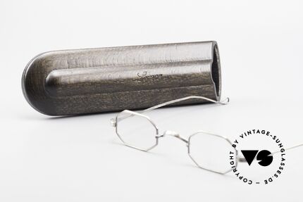 Lunor Octag Achteckige Vintage Brille, Größe: extra small, Passend für Herren und Damen