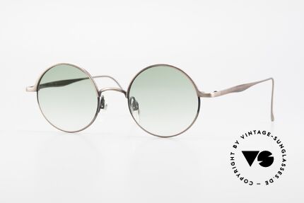 Miyake Design Studio IM401 Insider Sonnenbrille Rund, interessante vintage Sonnenbrille aus den 1990ern, Passend für Herren und Damen
