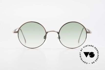 Miyake Design Studio IM401 Insider Sonnenbrille Rund, echte INSIDER-Sonnenbrille ohne großes Branding, Passend für Herren und Damen