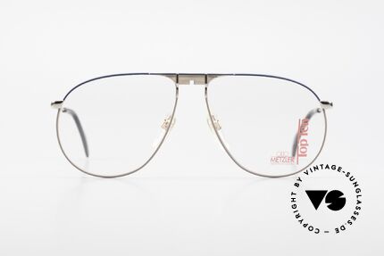Metzler 0892 Pilotenbrille Top Ten Serie, Modell aus der Top-Ten Serie in gold / dunkelblau, Passend für Herren
