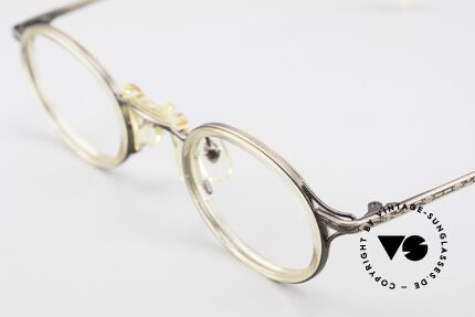 Freudenhaus Andua Ovale Designer Fassung 90er, ungetragen (wie alle unsere vintage Designerbrillen), Passend für Herren und Damen