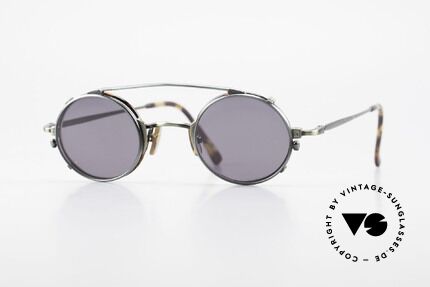 Freudenhaus Tori Kleine Runde Brille Clip On, vintage Brillenfassung von FREUDENHAUS, München, Passend für Herren und Damen