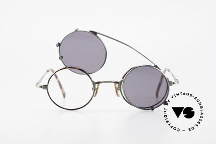 Freudenhaus Tori Kleine Runde Brille Clip On, KEINE Retromode, ein kostbares 90er Jahre Original!, Passend für Herren und Damen