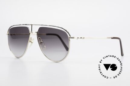 Christian Dior 2582 Rare 80er Herren Sonnenbrille, goldener Rahmen mit grau-marmorierten Applikationen, Passend für Herren Christian Dior 2582 Rare 80er Herren Sonnenbrille, goldener Rahmen mit grau-marmorierten Applikationen, Passend für Herren