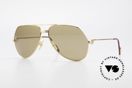 Cartier Vendome LC - L Mineralglas Mit Cartier Zeichen Details