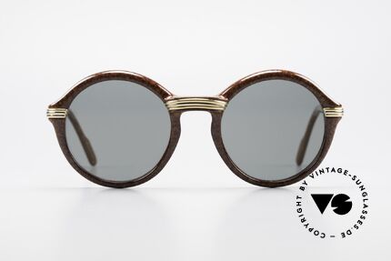 Cartier Cabriolet Runde Luxus Sonnenbrille L, Luxus-Sonnenbrille aus der Cartier "Composite-Serie", Passend für Herren und Damen