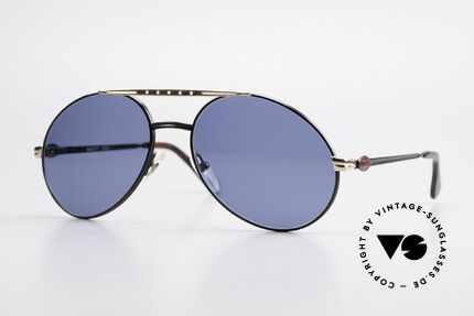 Bugatti 02927 Large 80er Sonnenbrille Herren, sehr elegante Bugatti vintage Designer-Sonnenbrille, Passend für Herren