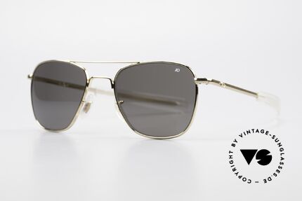 American Optical AO Original Pilot USA Brille, ursprünglich entwickelt mir US Marines und AirForce, Passend für Herren und Damen