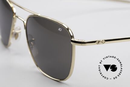 American Optical AO Original Pilot USA Brille, wirklich fühlbare Top-Qualität mit Mineralverglasung, Passend für Herren und Damen