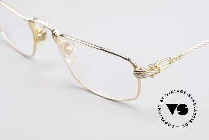 Fred Demi Lune Halbmond Luxus Lesebrille, 2.hand in einem tollen vintage Zustand + CHANEL Etui, Passend für Herren und Damen