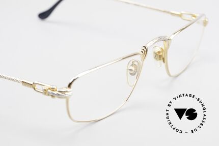 Fred Demi Lune Halbmond Luxus Lesebrille, Nicht retro; sondern ein kostbares altes vintage Original, Passend für Herren und Damen